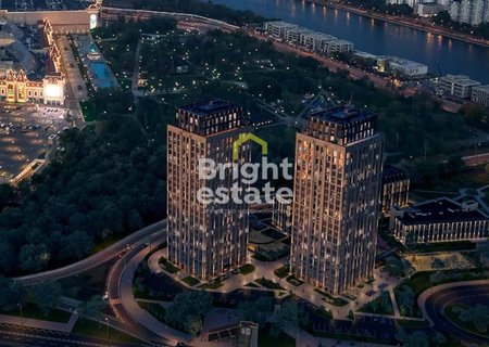 Купить квартиру с 3 спальнями без отделки в ЖК Dream Towers на берегу Москвы-реки. ID 19911