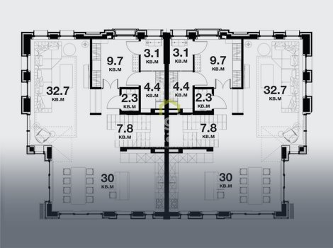 Продается дуплекс без отделки в жилом квартале Lumiere в Архангельском-2. ID 12920