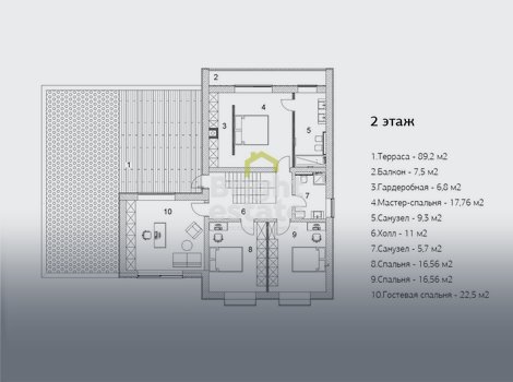 Продажа 2-этажного загородного дома в КП Ильинские холмы. ID 18213