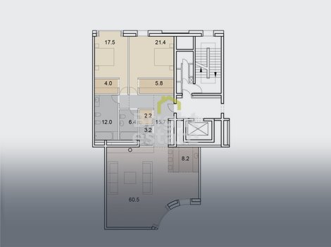 Купить 4-комнатную квартиру без отделки в жилом комплексе Savvin River Residence. ID 20173