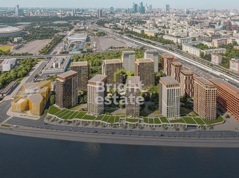 Купить 4-комнатную квартиру без отделки в премиальном городском комплексе Luzhiniki Collection. ID 20702