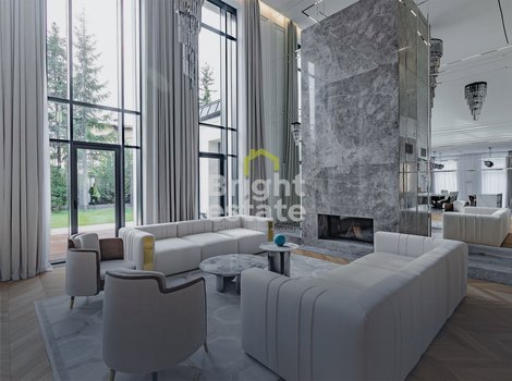 Купить дом с интерьером в стиле современной классики в КП Agalarov Estate. ID 20811