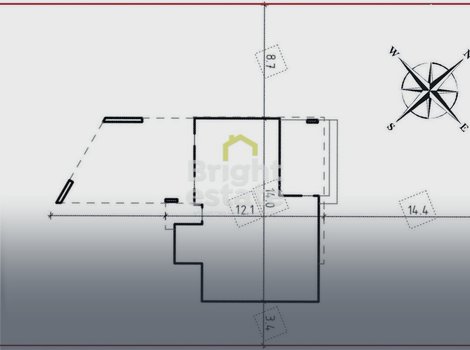 Купить коттедж с отделкой White box в посёлке Лапино. ID 21174