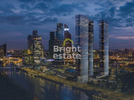 Купить 3-комнатную квартиру без отделки в комплексе небоскребов Capital Towers. ID 21244