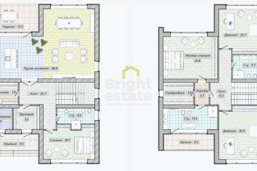 Продажа загородного дома 315 кв.м. в поселке Сокольники Парк, 45 км от МКАД. ID 16520