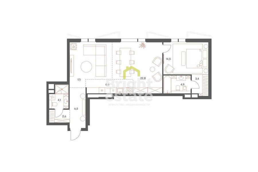 Продажа 3-комнатной квартиры в клубном доме Саввинская 17. ID 16614