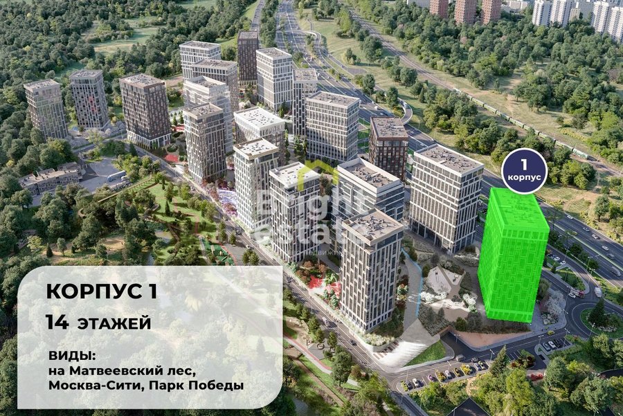 Купить 4-комнатную квартиру без отделки в жилом комплексе West Garden, ЗАО. ID 19512