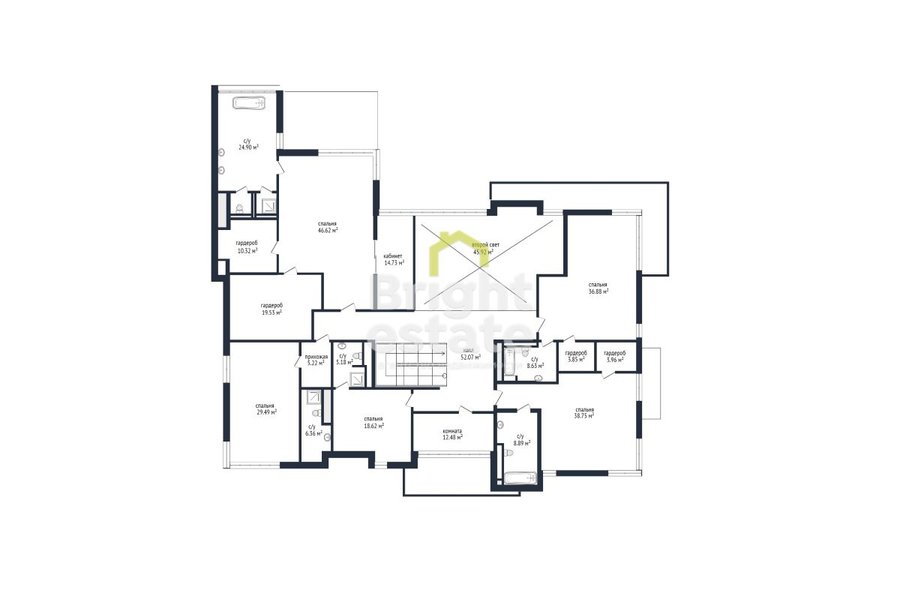 Cовременный дом 950 кв.м. в поселке Агаларов Estate. ID 20252