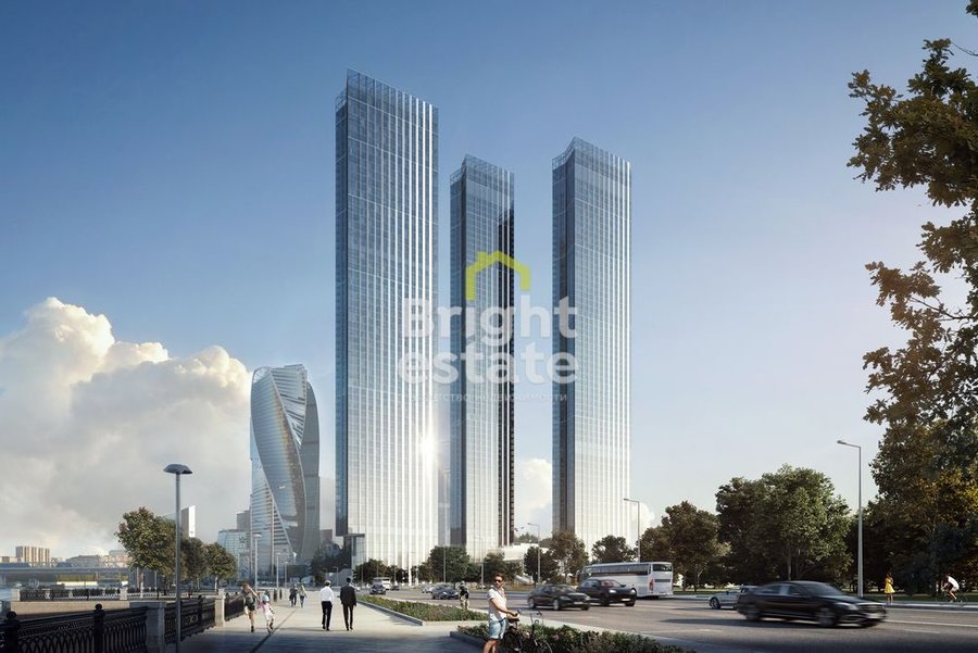 Купить 3-комнатную квартиру в комплексе небоскребов Capital Towers. ID 21252